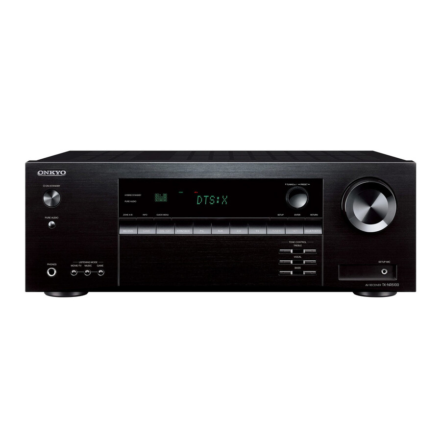 onkyo tx-nr5100 7.2-kanal 8k av-receiver